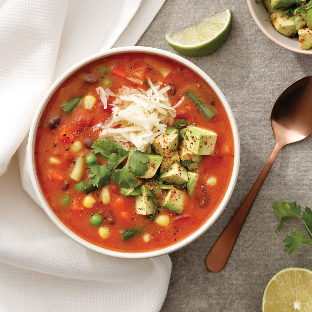 Soupe crémeuse à la mexicaine