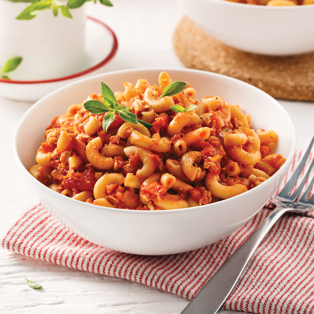 Macaroni à la viande sans viande