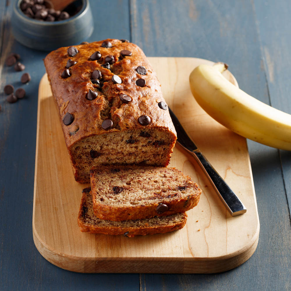 Pain aux bananes végane