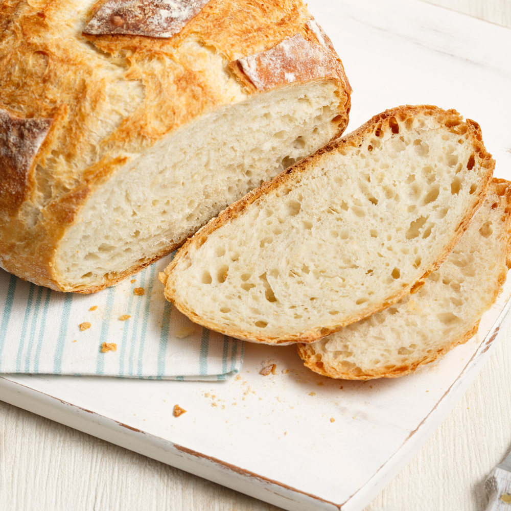 Miche de pain en cocotte végane