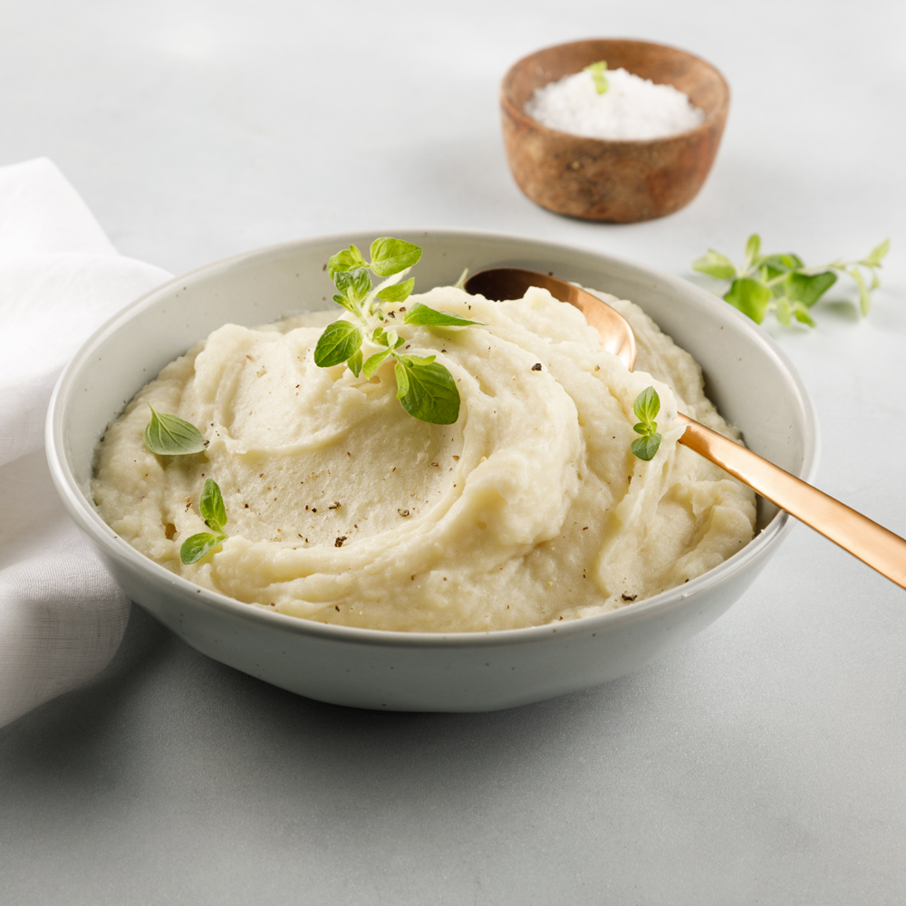 Purée de pommes de terre végane