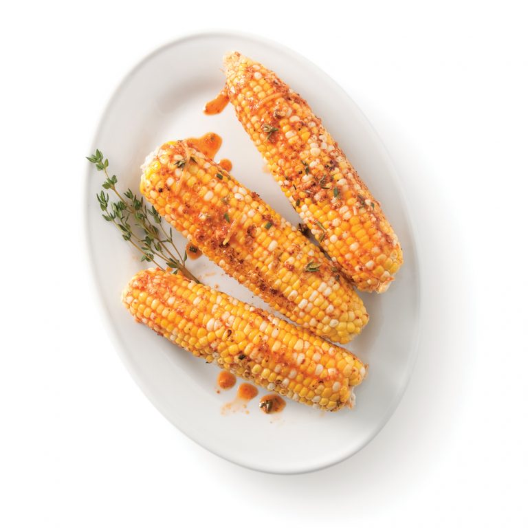 Maïs grillés aux fines herbes et citron - 5 ingredients 15 minutes