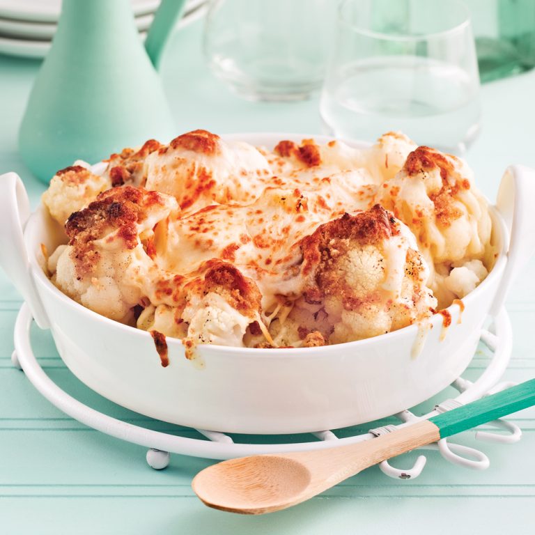 Gratin de choufleur 5 ingredients 15 minutes