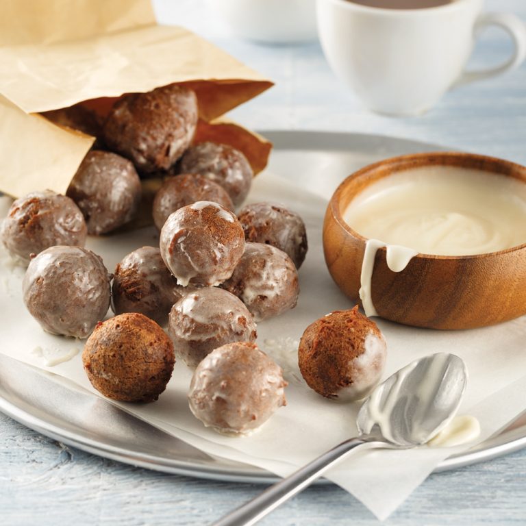 Trous de beignes au chocolat style Timbits - 5 ingredients 15 minutes