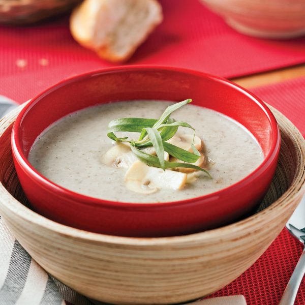 Crème de champignons - 5 ingredients 15 minutes