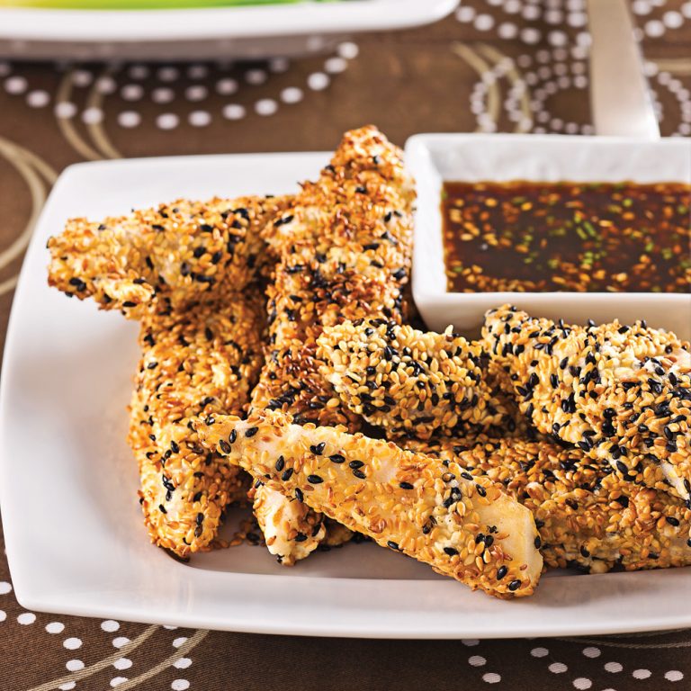 Tilapia en tempura de sésame 5 ingredients 15 minutes