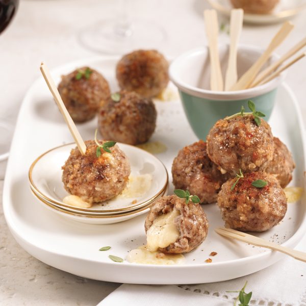 Bouchées de cretons farcies au fromage