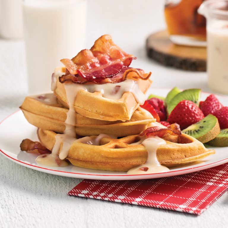 Maple Waffles 5 ingredients 15 minutes