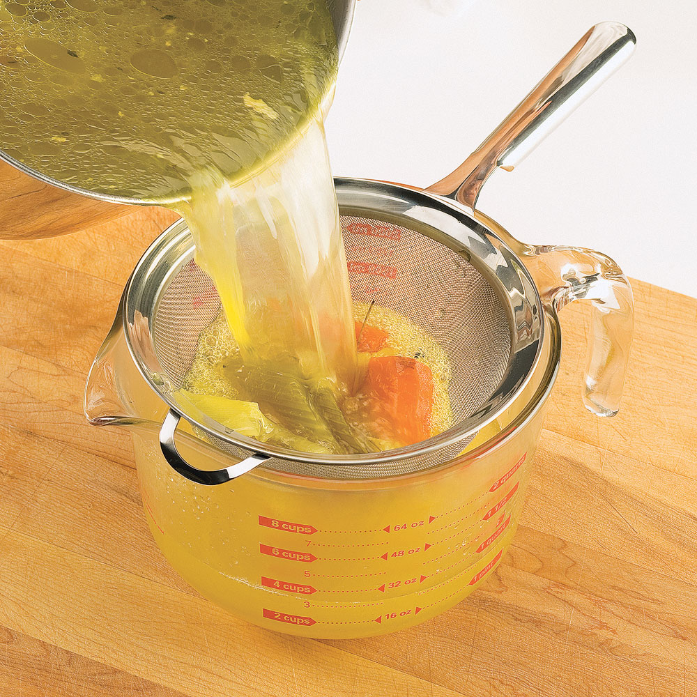 Bouillon de poulet maison 5 ingredients 15 minutes