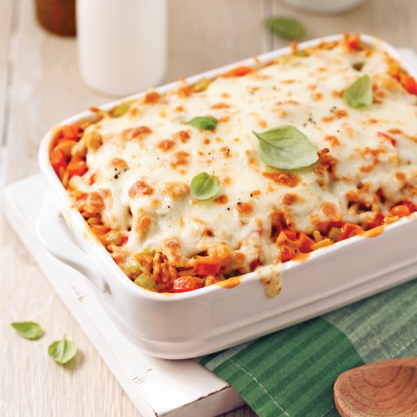 Gratin de porc haché aux légumes