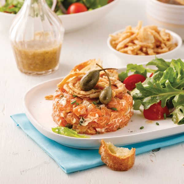 Tartare de saumon classique