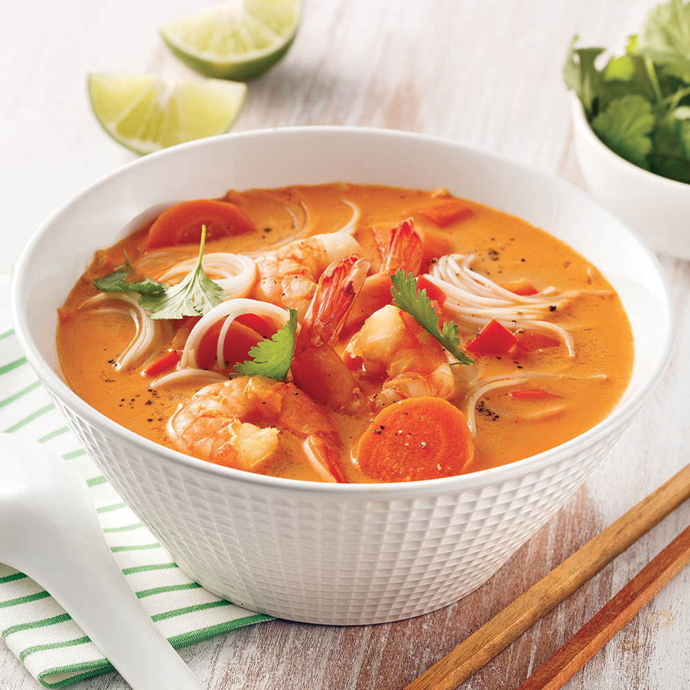 Thai Shrimp Soup - 5 ingredients 15 minutes