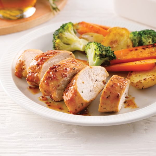 Poulet à l’érable et moutarde à l’ancienne