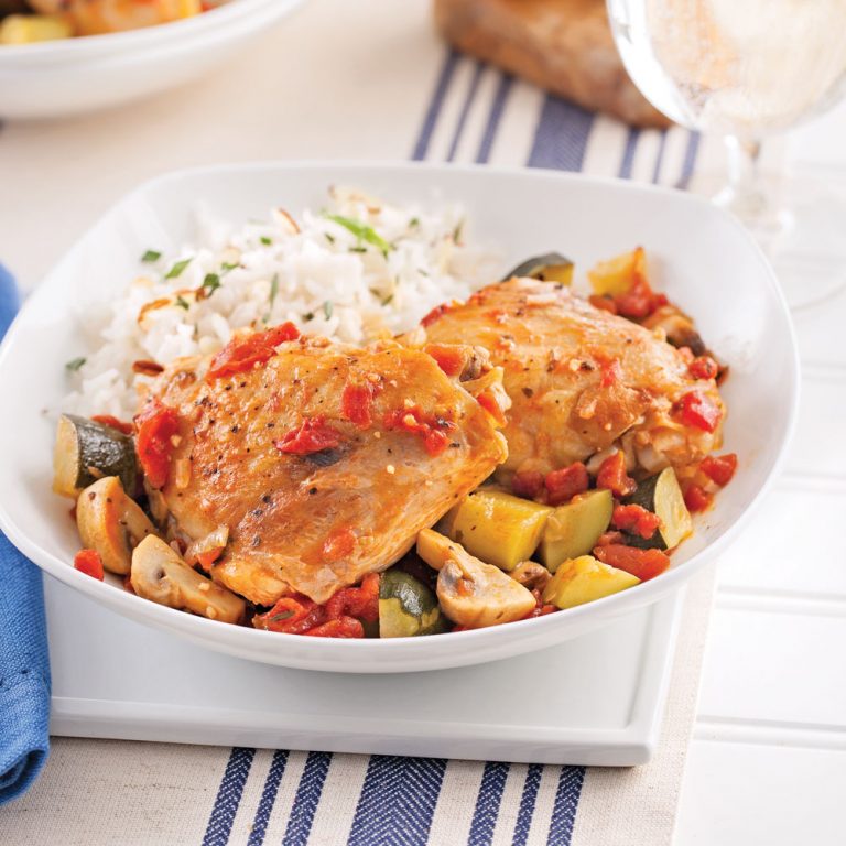 Summer Vegetable Chicken - 5 ingredients 15 minutes