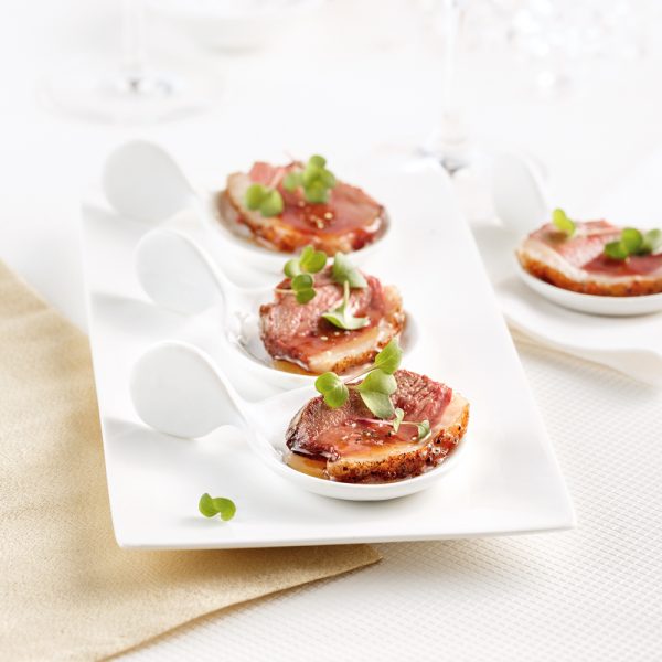 Bouchées de canard caramélisé