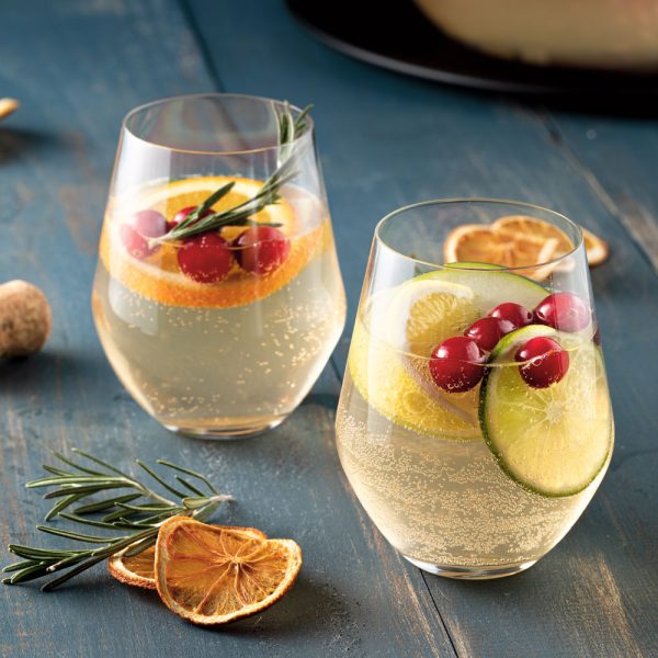 Sangria blanche aux bulles