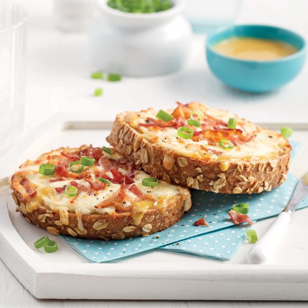 Croque-monsieur au fromage suisse et bacon
