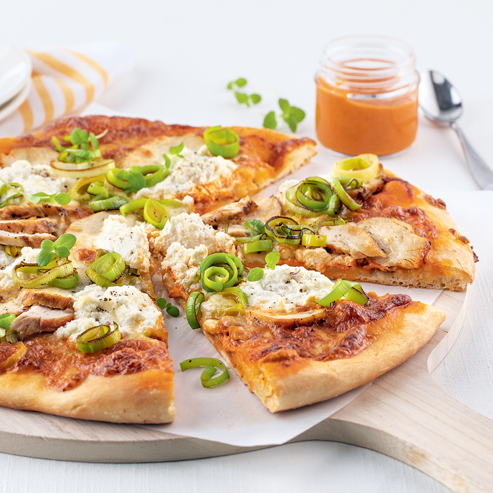 Pizza au poulet et pesto parmi les meilleures recettes estivales