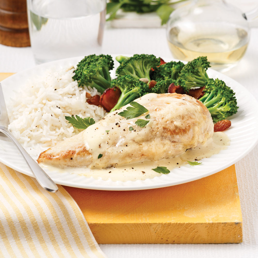 Poulet ranch à la mijoteuse nappé de sauce crémeuse