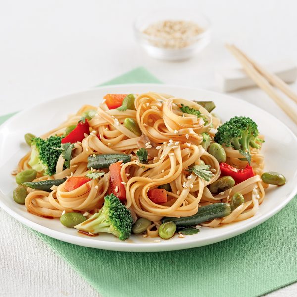 Nouilles chinoises aux edamames