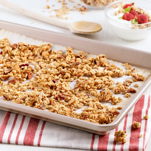 Granola érable et pacanes sans gluten