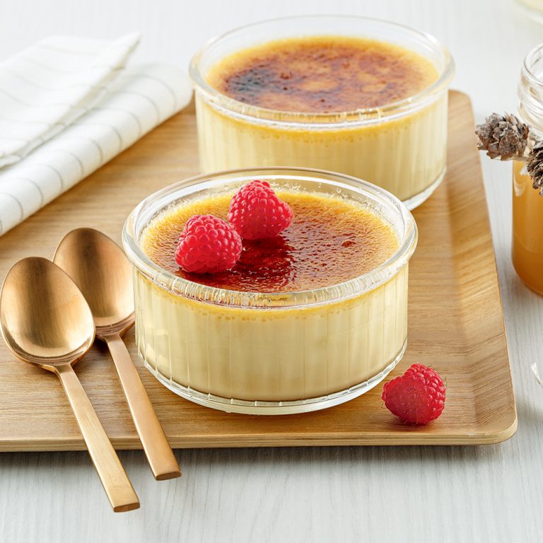 Crème brûlée au caramel fleur de sel 5 ingredients 15 minutes