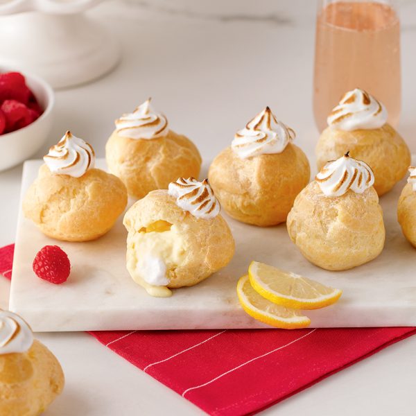 Choux à la crème façon tarte au citron