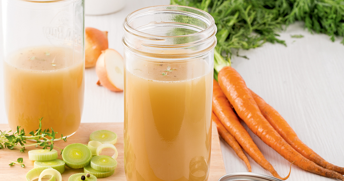 Bouillon de légumes maison 5 ingredients 15 minutes