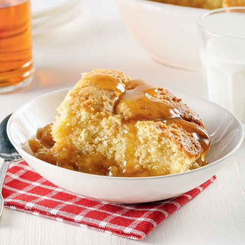 Pouding chômeur à l’érable 5 ingredients 15 minutes