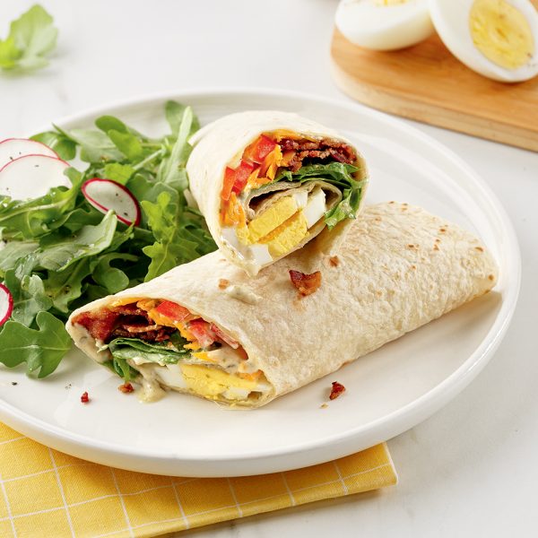 Wraps aux oeufs à la César
