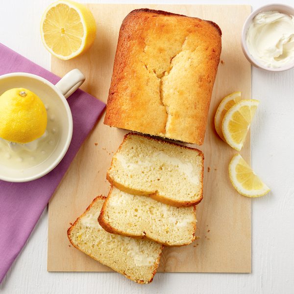 Pain au citron et fromage à la crème