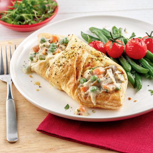 Feuilletés style pâtés au poulet à congeler 5 ingredients 15 minutes