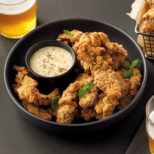 Lanières d&rsquo;escalopes de veau panées à l&rsquo;air fryer