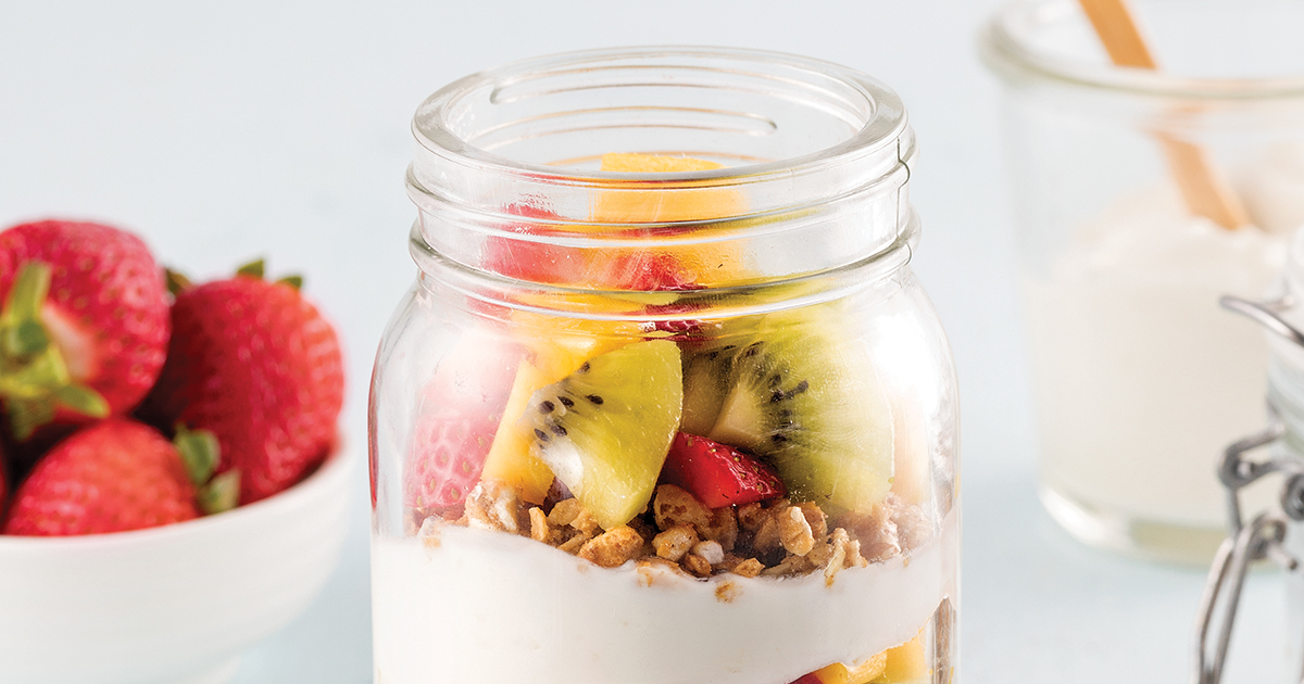 Parfait aux fruits exotiques - 5 ingredients 15 minutes