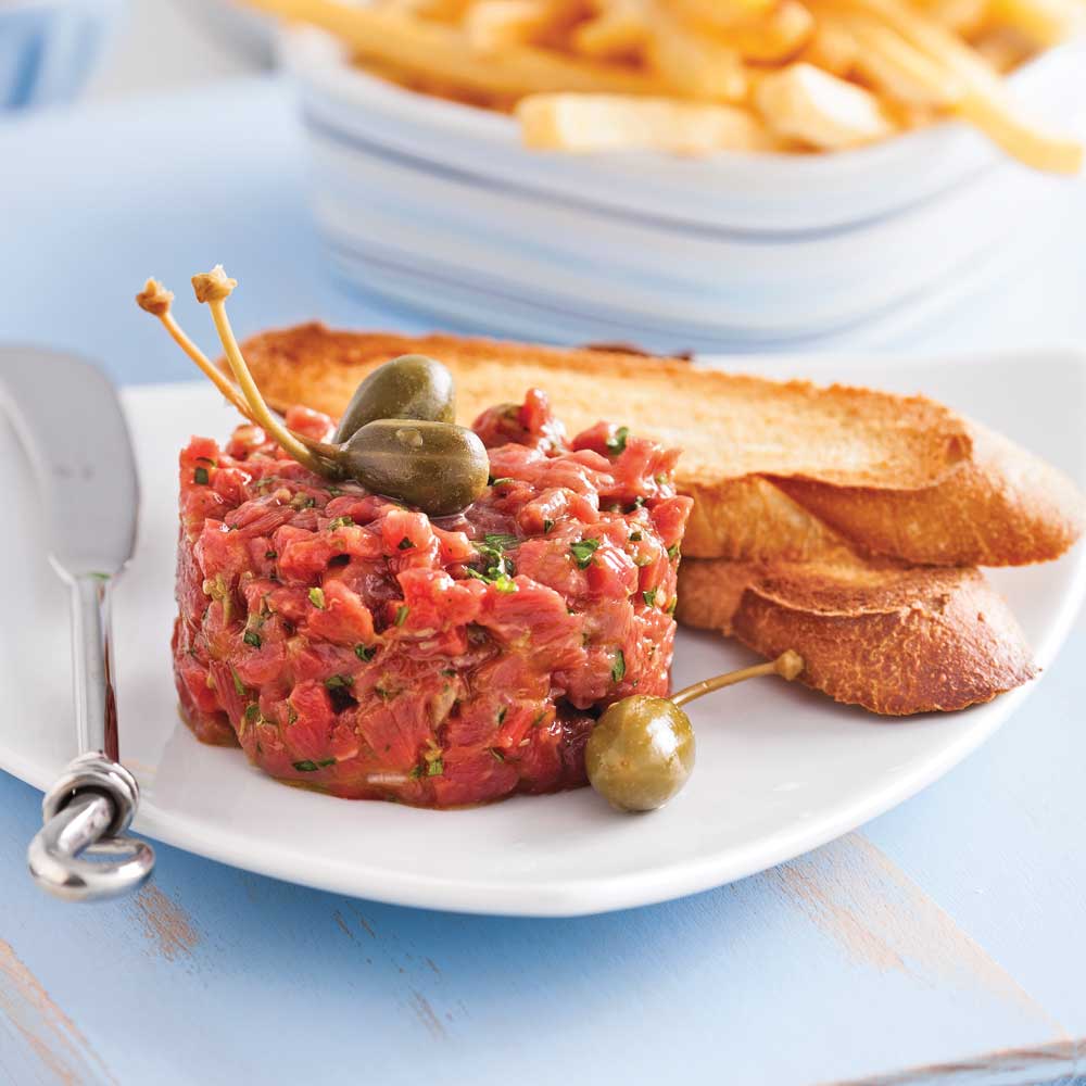 Recette de tartare de bœuf classique