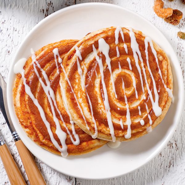 Pancakes style brioche à la cannelle