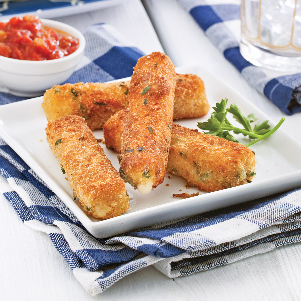 Bâtonnets de fromage croustillants