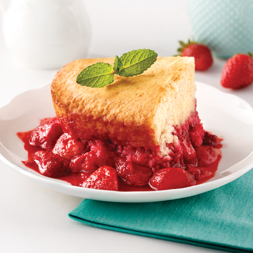 Pouding aux fraises