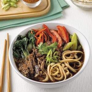 Soupe au boeuf braisé à l’asiatique