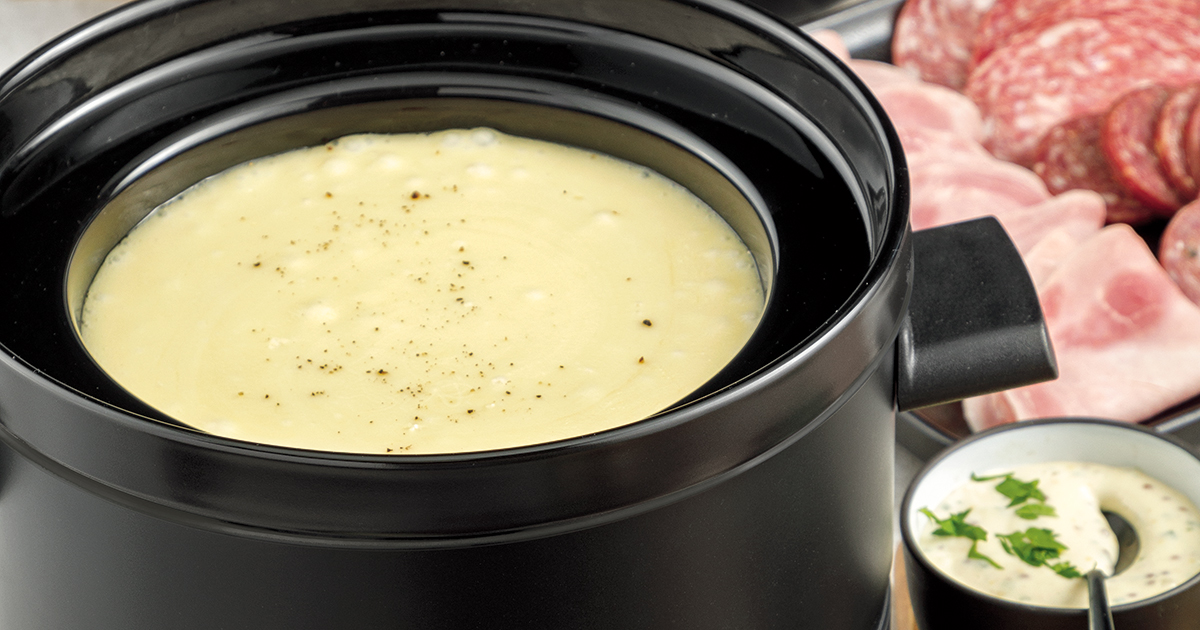 Fondue traditionnelle savoyarde - 5 ingredients 15 minutes