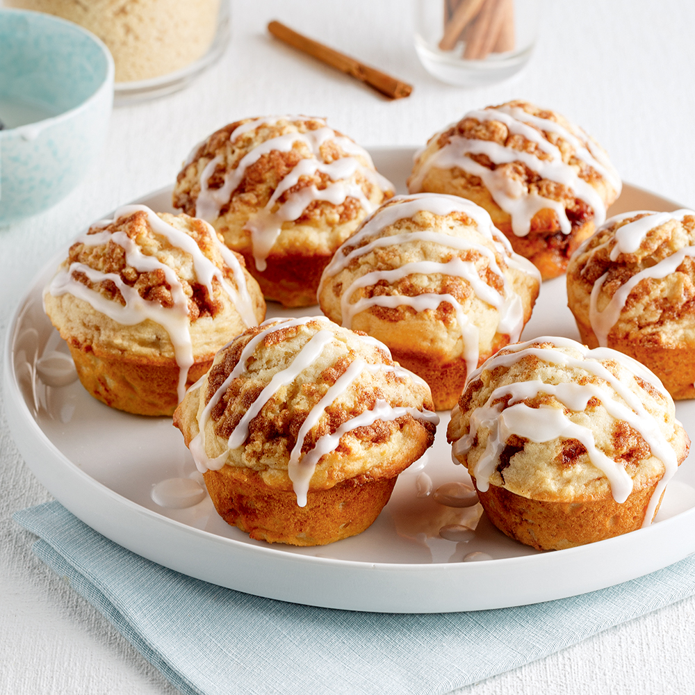 Muffins brioches à la cannelle et cassonade