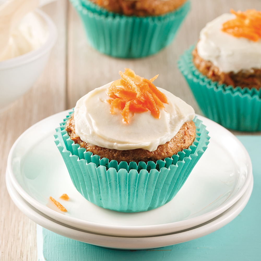 Muffins gâteau aux carottes