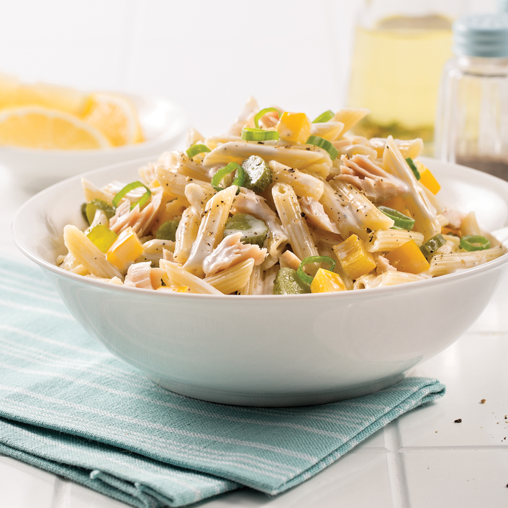 Salade facile de pâtes au thon
