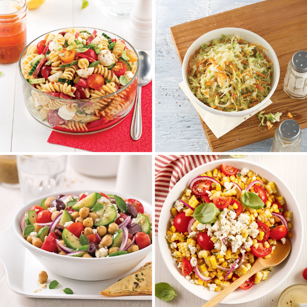 10 salades d&rsquo;accompagnement faciles pour tous les repas