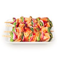 Brochettes de poulet mariné au miel et à l'ail Super C