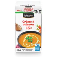 Crème à cuisson15% Selection