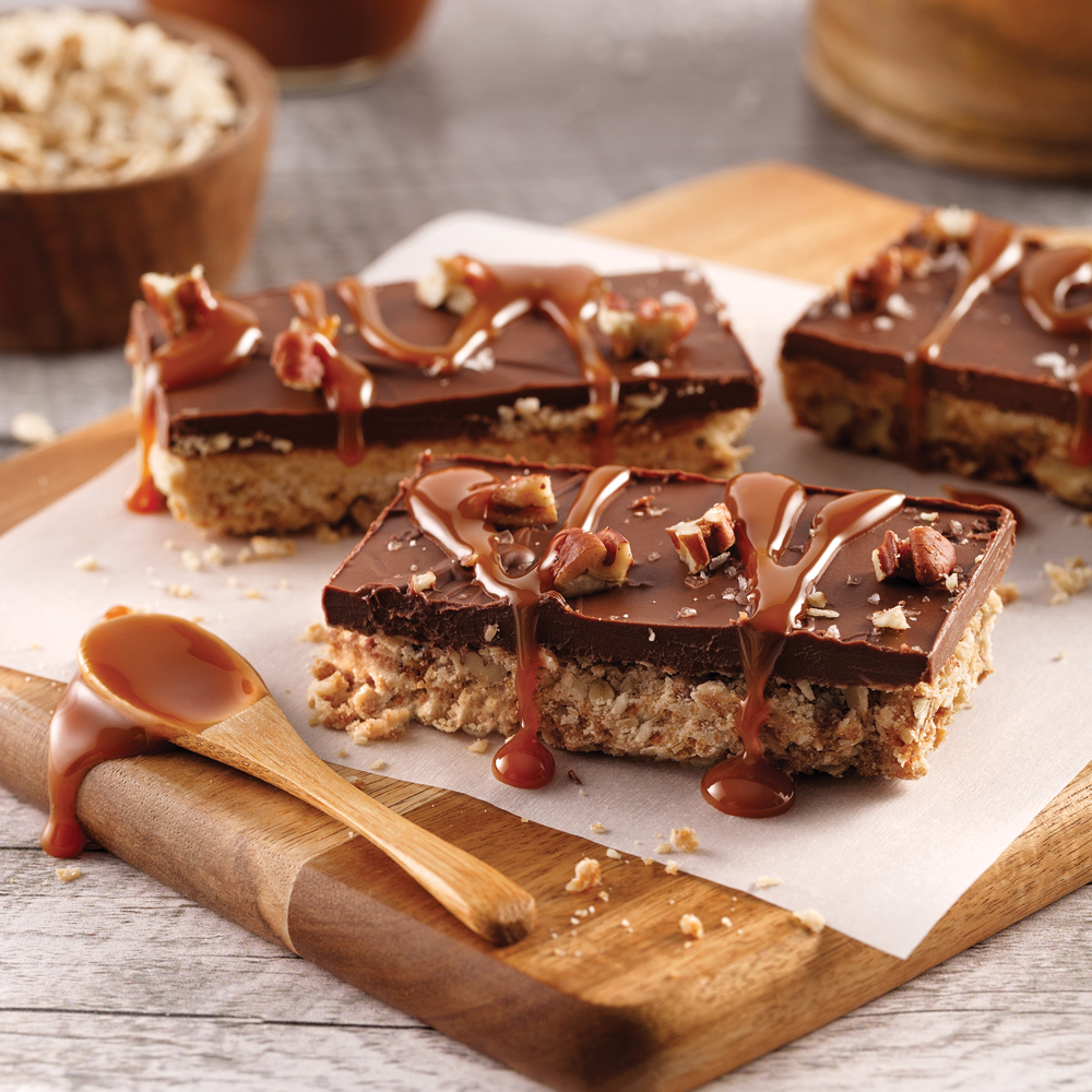 Photo de barres choco-caramel