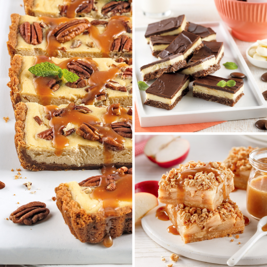 Recettes de barres et carrés sucrés