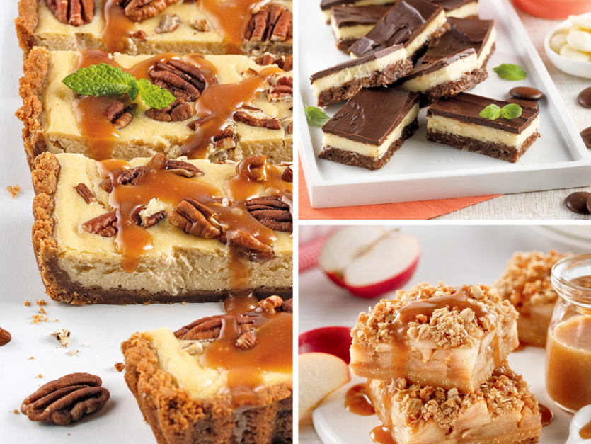 Recettes de barres et carrés sucrés