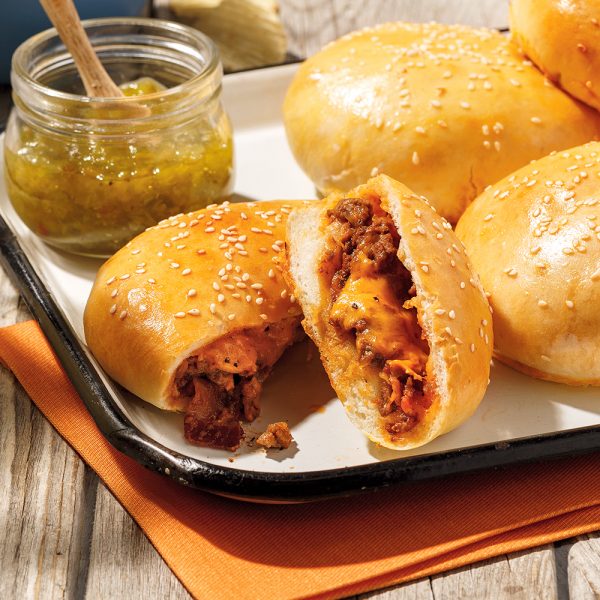 Cheeseburgers en pochettes